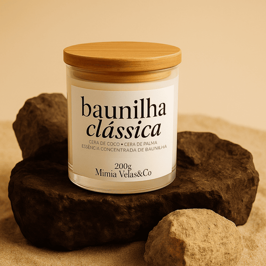 Vela em Vidro – Baunilha 200g