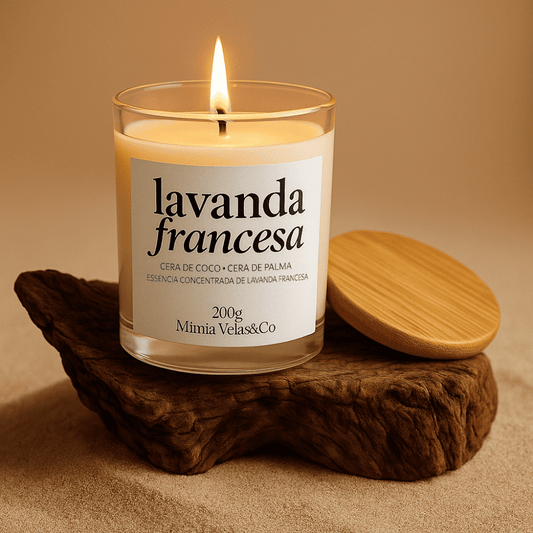Vela em Vidro – Lavanda Francesa 200g