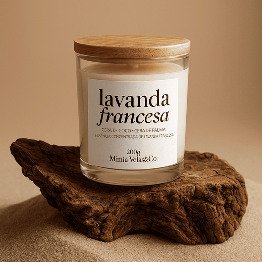 Vela em Vidro – Lavanda Francesa 200g